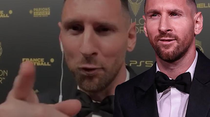 Lionel Messi'nin kazandığı Ballon d’Or ödül törenine damga vuran küfür! Kendini tutamadı ve arkadaşına sinkaflı sözler söyledi