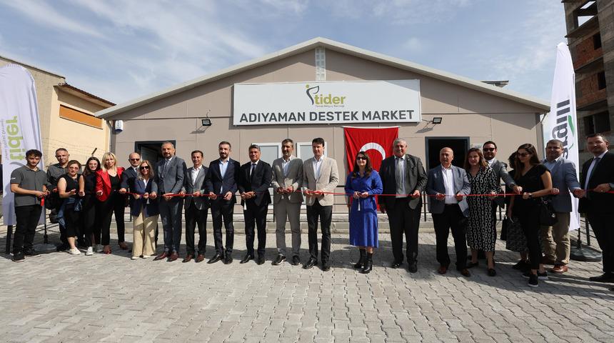 1500 ailenin temel ihtiyacının karşılanacağı Adıyaman Destek Market açıldı