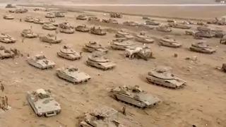 SON DAKİKA: Yüzlerce tank sıraya dizildi, İsrail'in Gazze operasyonu başladı! İşte kara operasyonu emrinin verilme anı...