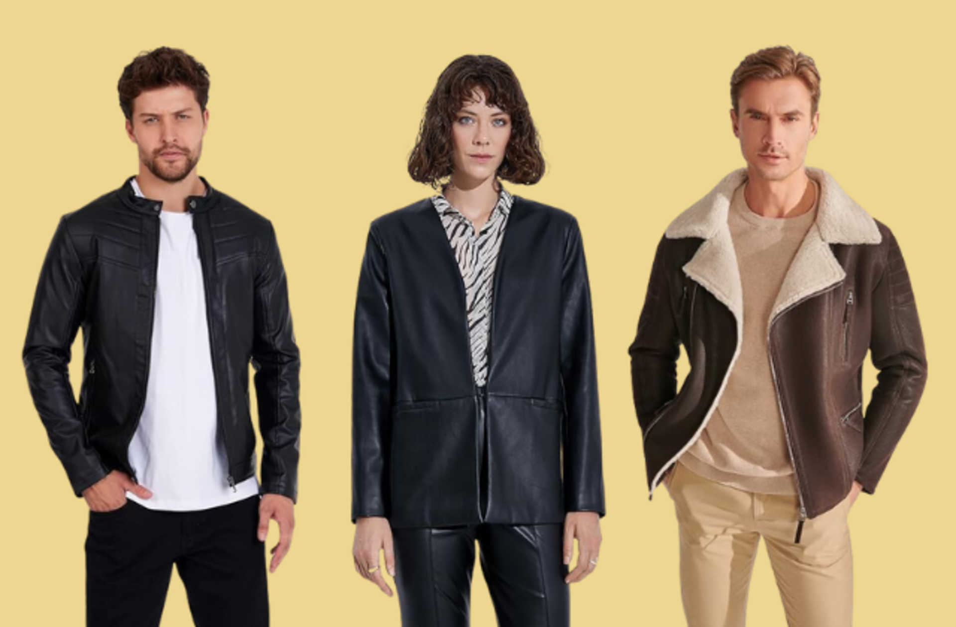 Serin havalarda sizi sıcacık ve şık tutacak deri ceketler