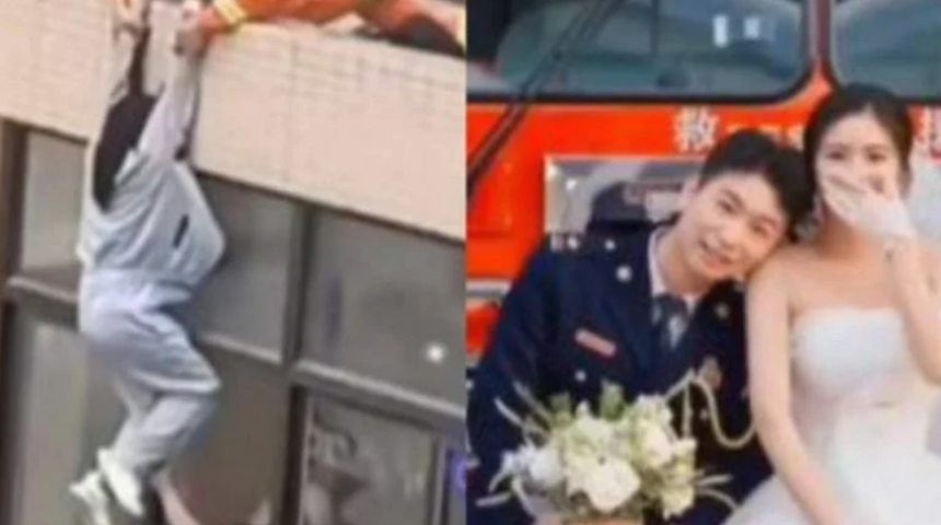 Filmleri aratmayacak bir aşk hikayesi! İntihara teşebbüs eden Çinli kadın hayatını kurtaran itfaiyeciyle evlendi... Sosyal medyada yorum yağmuruna tutuldu