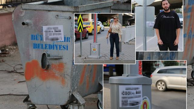 Şehrin her yerini ilana boğdu! Üzerindeki yazıyı görenler... 10 bin tane var 'Bana böyle bir şey yapılsa...'