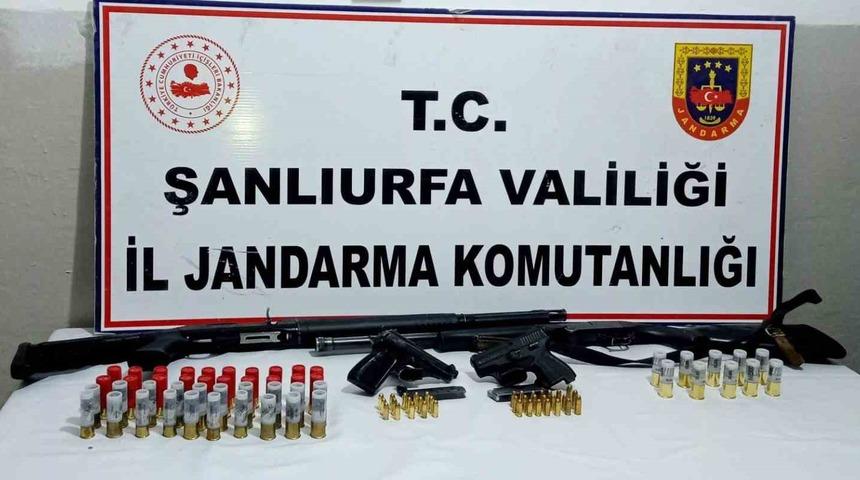 Siverek’te asayiş denetimlerinde 8 adet silah yakalandı