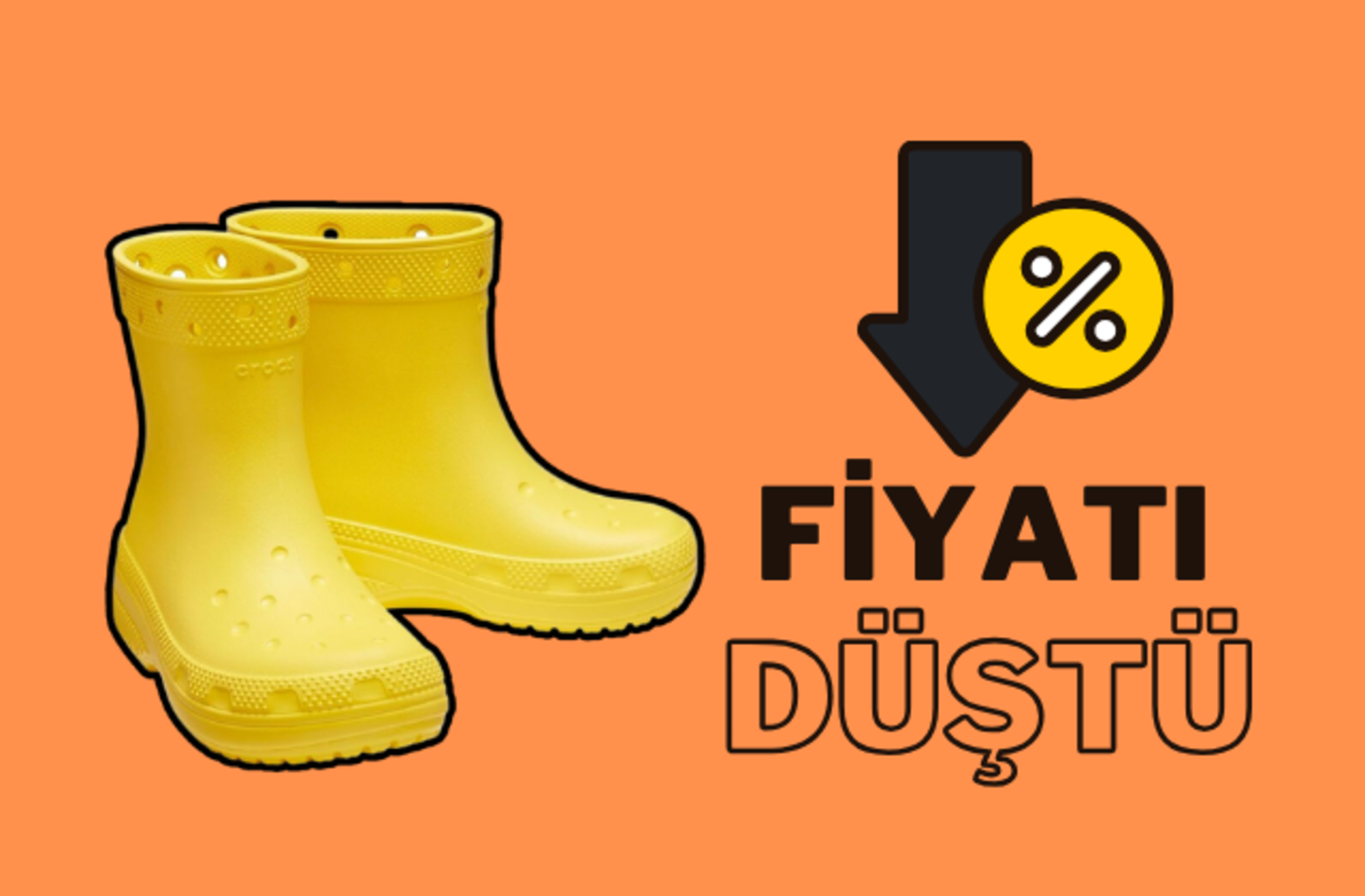 Fiyatı 1204 TL'ye düştü! Çocuğunuzun ayağından çıkarmak istemeyeceği Crocs botta büyük indirim