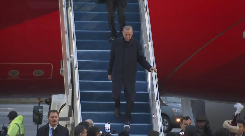 Cumhurbaşkanı Erdoğan Kazakistan'da