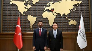 Cumhurbaşkanlığı İletişim Başkan Yardımcısı Çağatay Özdemir, Çin heyetiyle bir araya geldi