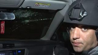 İsrail'de TRT Haber muhabirlerinin aracına saldırıda bulunuldu