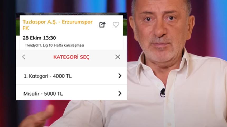 4000 TL'ye satılan Tuzlaspor biletleri için kara para iddiası! Fatih Altaylı: ''İşin içinde kimler var çok iyi biliyorum''
