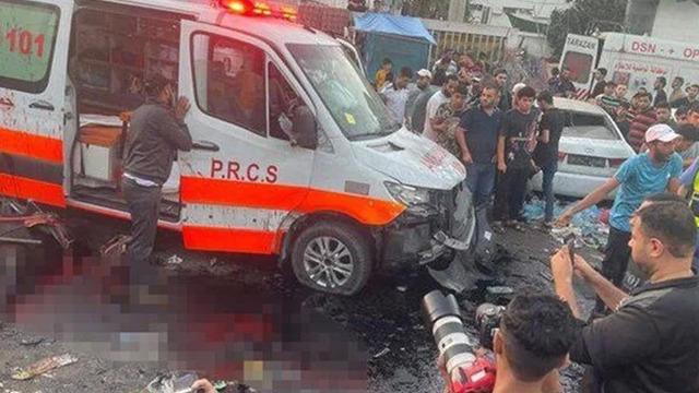 İsrail önce ambulansları sonra okulu vurdu! DSÖ ve Bakan Koca'dan sert tepki