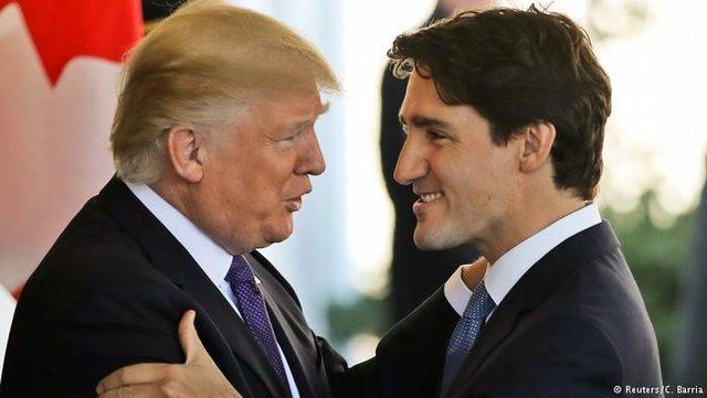 Trump ve Trudeau'dan ortaklık mesajı