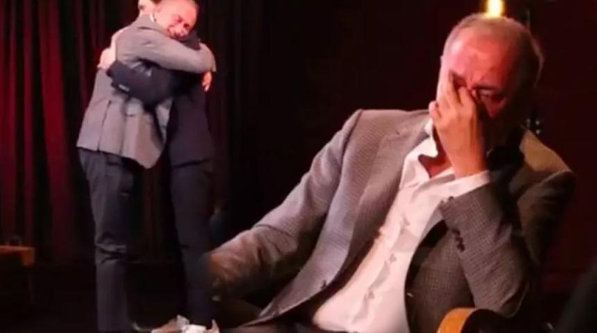 Fatih Altaylı Atatürk filmini konuşurken duygulandı! Aras Bulut İynemli ile sarılıp ağlaştılar