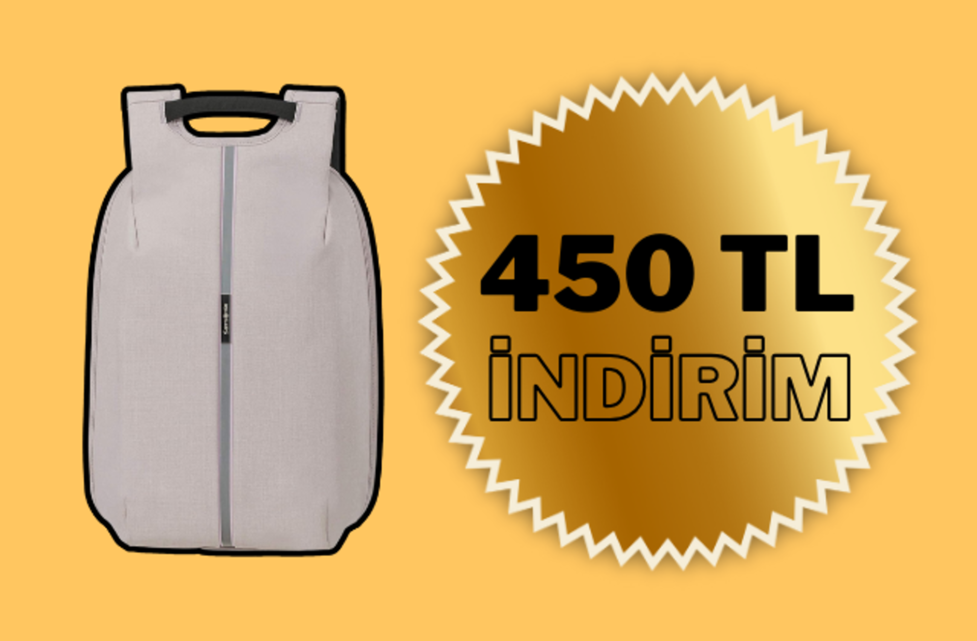  Dayanıklı, fonksiyonel, konforlu! Samsonite marka sırt çantasında indirim