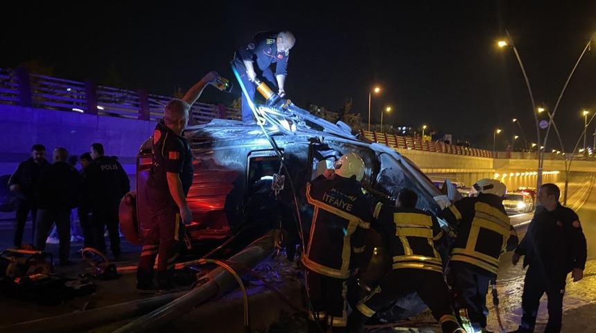 Kayseri’de 3 aracın karıştığı trafik kazasında 9 kişi yaralandı