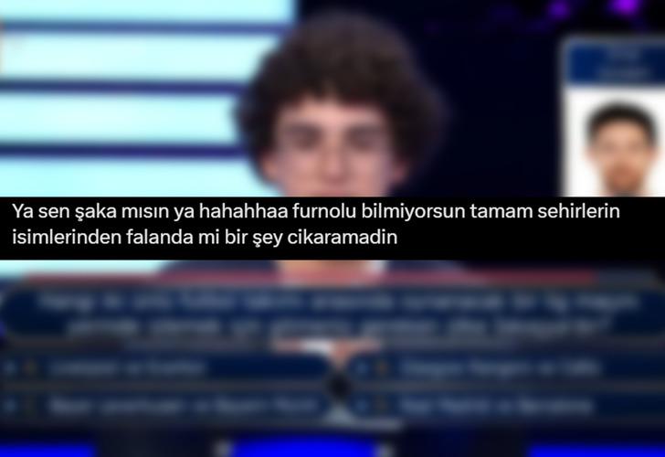 'Kim Milyoner Olmak İster'deki futbol sorusunda iki joker kullandı, sosyal medyanın diline düştü! "Lütfen biri şaka desin" G3