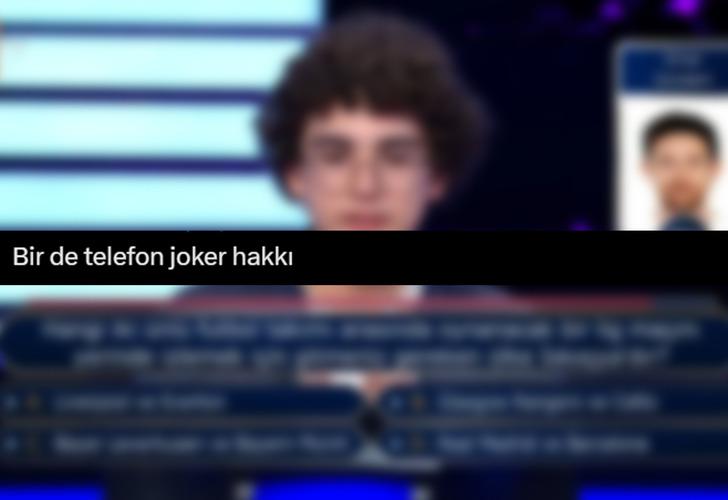 'Kim Milyoner Olmak İster'deki futbol sorusunda iki joker kullandı, sosyal medyanın diline düştü! "Lütfen biri şaka desin" G5