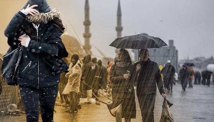  İstanbul'a yağmur, Anadolu'ya kar: Kuvvetli olacak!