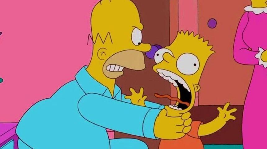 Simpsonlar'da Homer Simpson'ın Bart'ı boğduğu sahneler yer almayacak! "Zaman değişti"