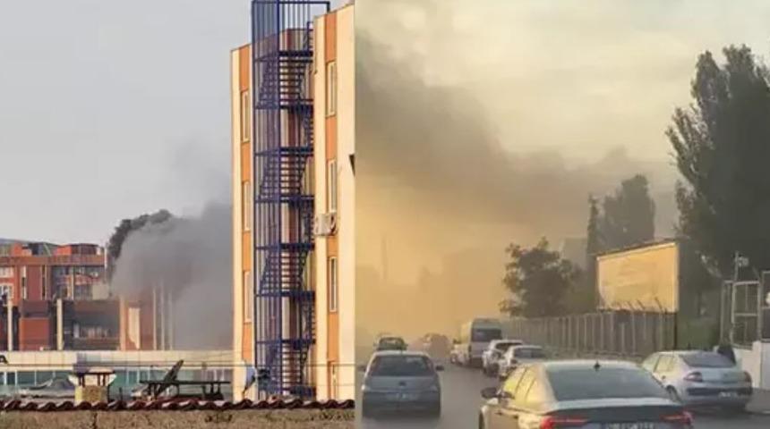 SON DAKİKA | Başakşehir Aykosan Sanayi Sitesi’nde yangın! Çok sayıda ekip sevk edildi