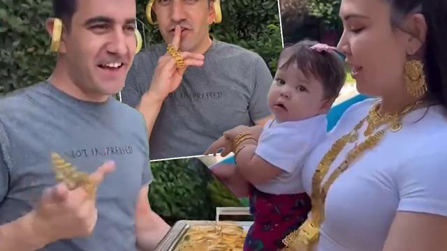 Dilan Polat bitti onlar başladı! Sosyal medya şimdi de Tayyar Öz ve Özlem Öz’ü konuşuyor! Bir tepsi dolusu altını beğenmedi, 1 ton altın için söz aldı…