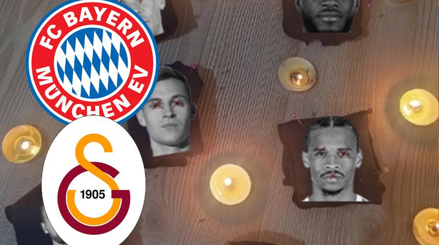 Bayern Münih maçı öncesi Galatasaraylı taraftardan 'Voodoo' büyüsü!