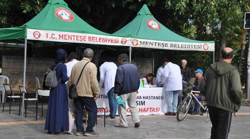 Muğla’da organ bağışı için stant kuruldu