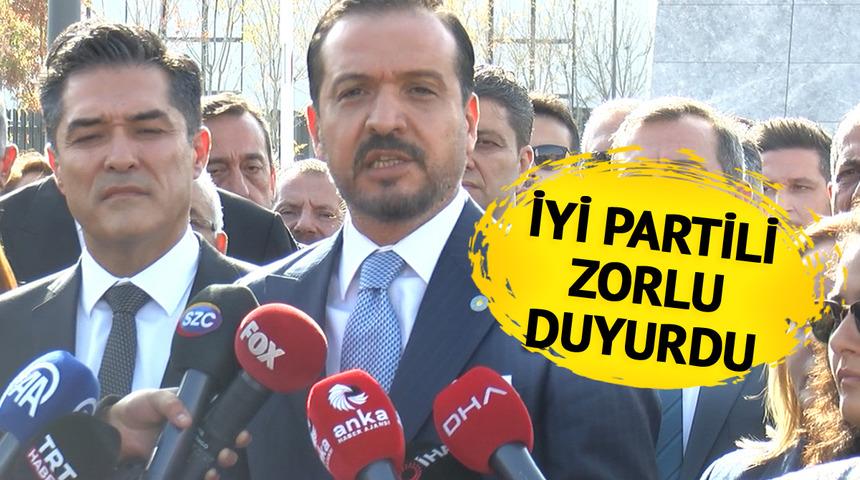 İYİ Partili Zorlu duyurdu! "HSK'ya suç duyurusunda bulunuyoruz"