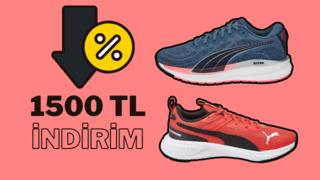 Her adımda rahatlık arayanların tercihi! Puma spor ayakkabılarda %40'a varan indirim