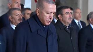 Anıtkabir'de tören! Devlet erkanı Ata'nın huzurunda