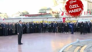 Yer: Taksim! 10 Kasım sabahı sosyal medyada gündem olan 'CHP çelengi unuttu' tartışması sonrası Mynet'e özel açıklama! İki ayrı fotoğraf... 