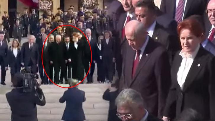 Ankara kulislerini hareketlendirecek görüntü! Akşener ile Bahçeli aynı karede! Özgür Özel: Meral Hanım'la merhabalaşamadık…