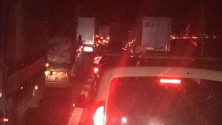 Bursa'da İstanbul istikametinde uzun araç kuyruğu oluştu! Trafik durma noktasına geldi