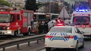 15 Temmuz Şehitler Köprüsü'nde zincirleme kaza! Trafik yoğunluğu yaşandı