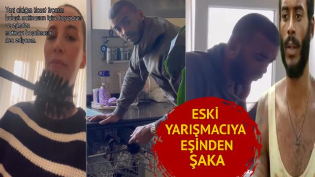 Eşine şaka yapmak istedi! Klozet fırçasını bulaşık makinesinin içine koydu... Eski Survivor yarışmacısı Efecan Dianzenza'nın tepkisi olay oldu 