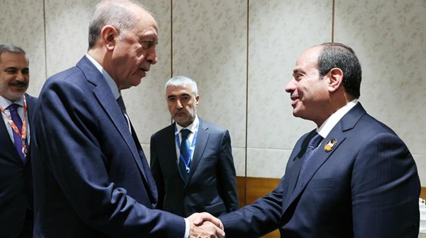 Cumhurbaşkanı Erdoğan'dan Sisi ile kritik görüşme!