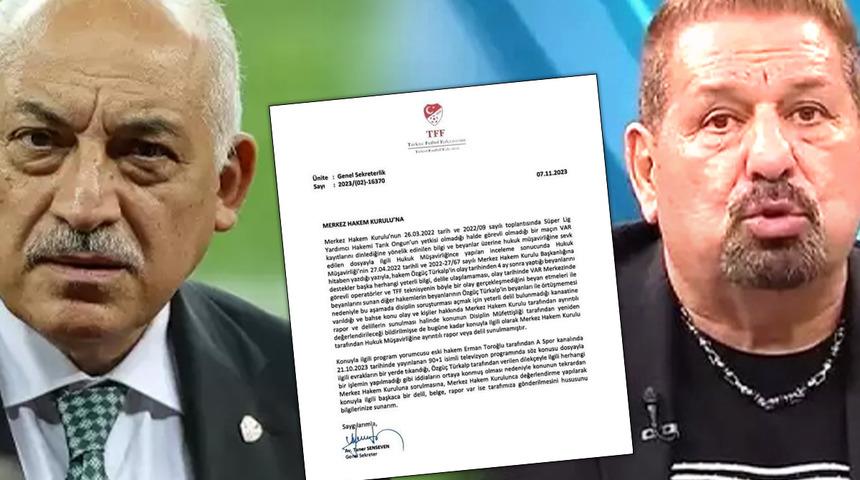 TFF'nin yayınladığı tutanaklar sonrası Erman Toroğlu'ndan olay yaratacak sözler! "3 hakem yalan söylüyor"