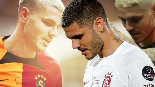 Hatayspor maçında karşı karşıya kaçırdığı gol sonrası Galatasaray taraftarından Icardi tepkisi! 