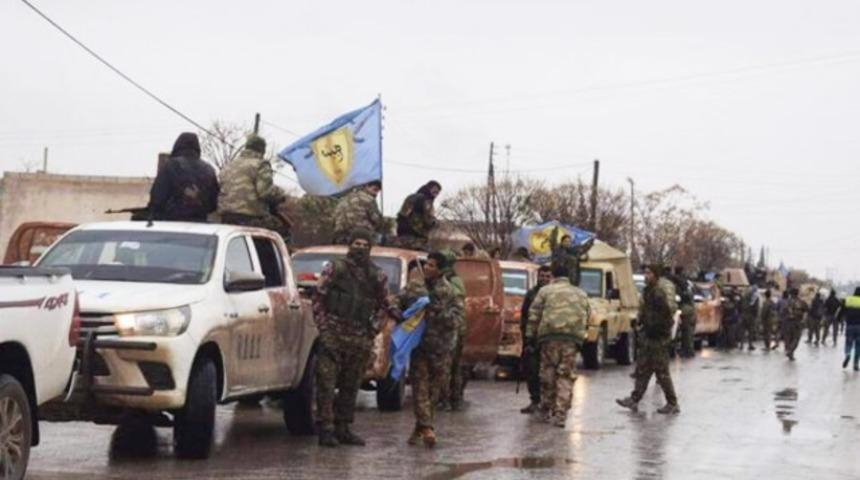 Afrin operasyonu &ouml;ncesi YPG harekete ge&ccedil;ti! İşte ter&ouml;r konvoyu