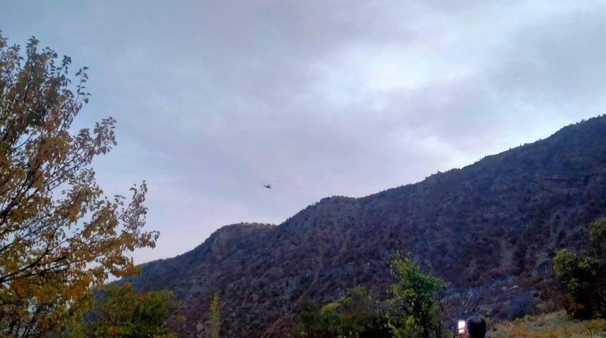 Konya'da kayalıklardan düşerek yaralanan kişi helikopterle kurtarıldı