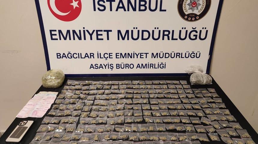 Bağcılar'da uyuşturucu madde sattığı iddia edilen şüpheli yakalandı