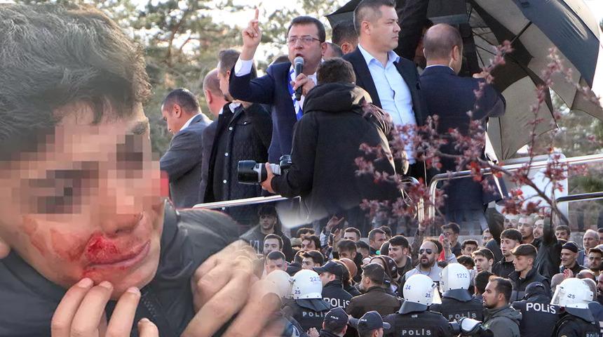 İmamoğlu'na Erzurum mitingi sırasında taşla saldırmışlardı! Akılalmaz ifadeler: 'Cebimdeki erikleri attım'