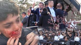 İmamoğlu'na Erzurum mitingi sırasında taşla saldırmışlardı! Akılalmaz ifadeler: 'Cebimdeki erikleri attım'