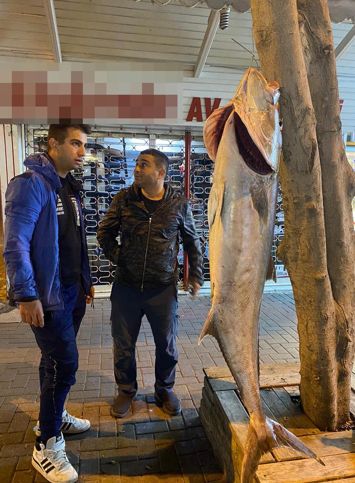 Amatör balıkçı yakaladı! Poşete sığmadı, sırtlayarak götürdü: Tam 41 kilo G3