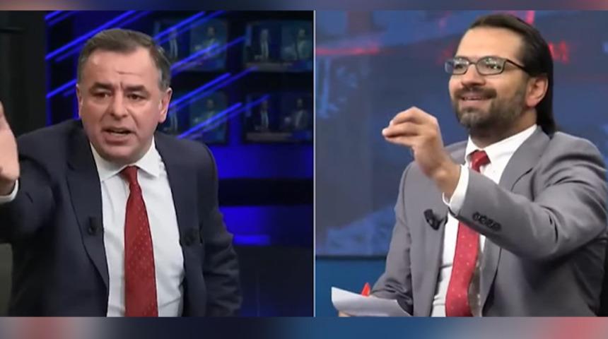 Barış Yarkadaş ve Hacı Yakışıklı arasında sinirler canlı yayında gerildi: Senin amacın siyasi