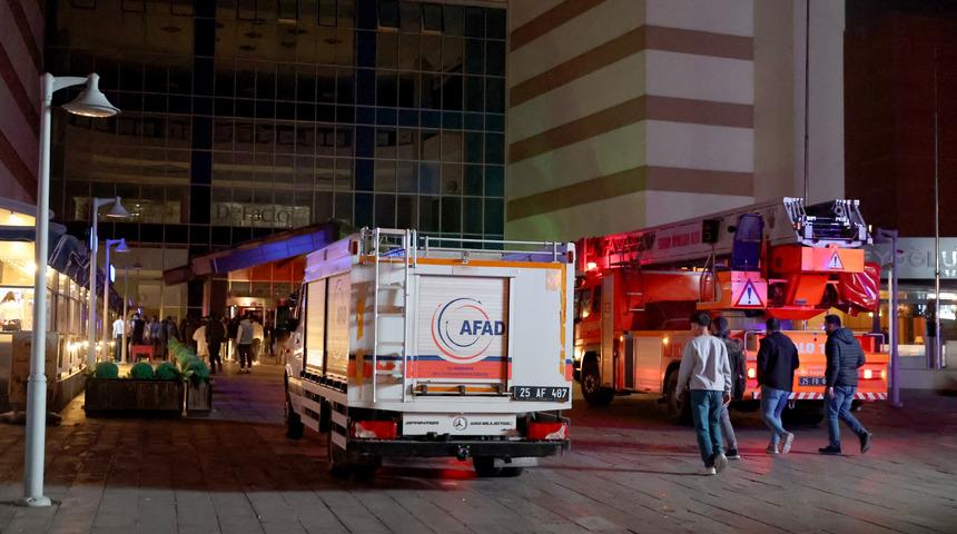 Erzurum'da bir kafede patlama sonucu hasar oluştu
