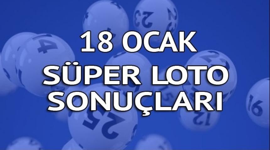 S&uuml;per Loto sonu&ccedil;ları 18 Ocak: Rekor kapıda!