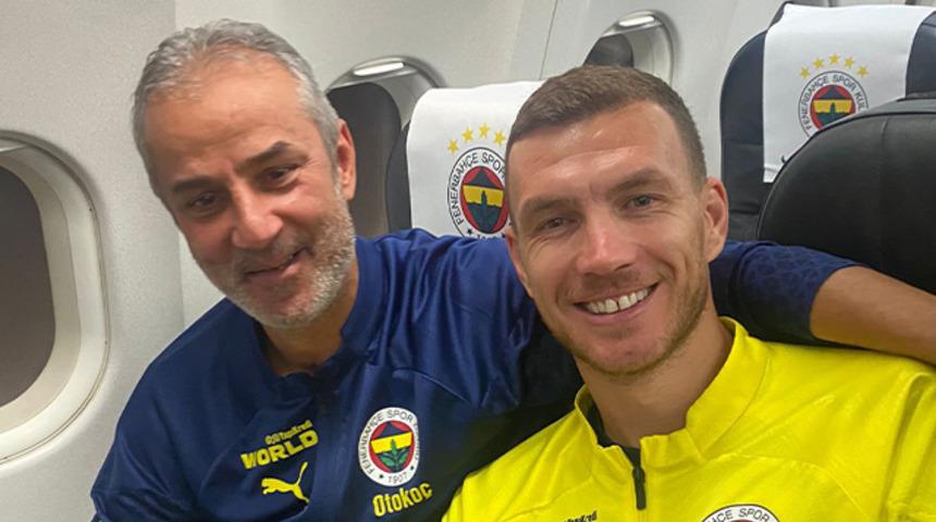 O fotoğrafın perde arkası ortaya çıktı! Edin Dzeko'dan İsmail Kartal'a: 'Tepkim size değildi!'
