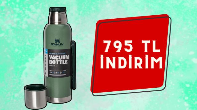 Sıcak ve soğuk içeceklerinizi keyifle için! Stanley Adventure termosta büyük fırsat
