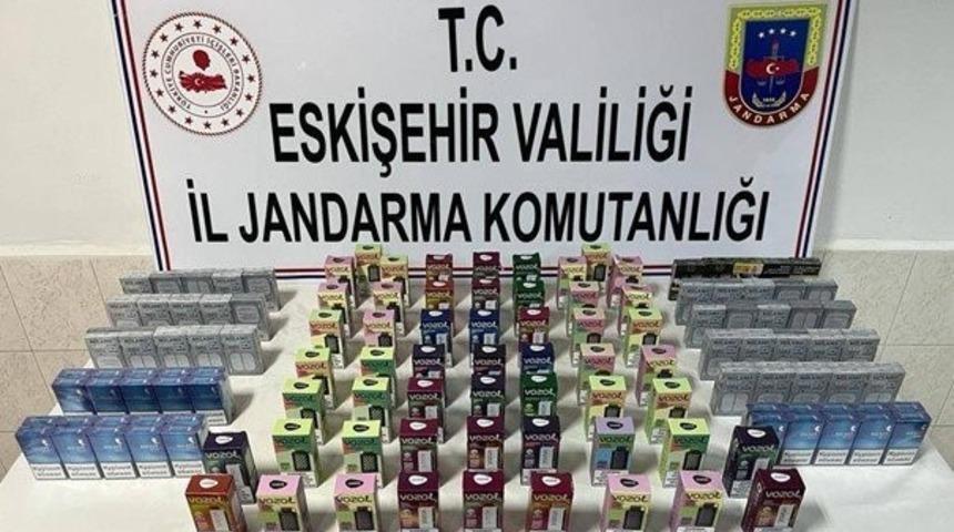 Jandarma’dan kaçak sigara operasyonu