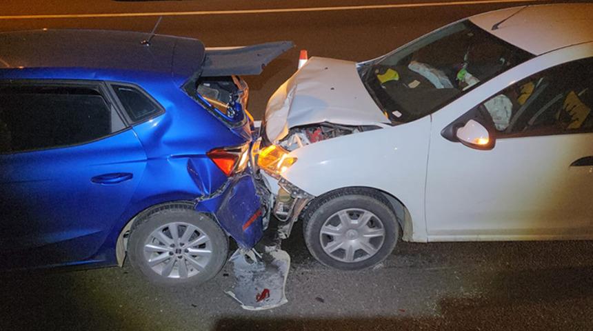 Düzce'de Anadolu Otoyolunda zincirleme kaza: 6 yaralı