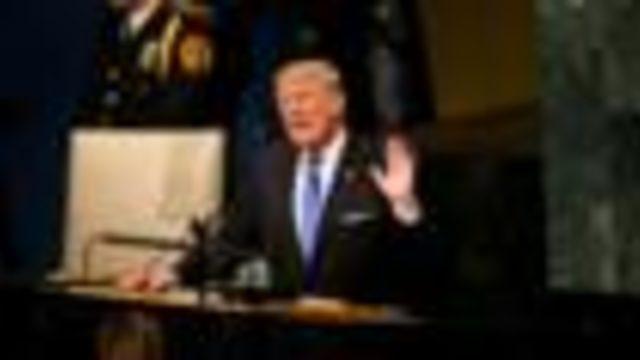 Trump BM konuşmasında Kuzey Kore ve İran'a yüklendi
